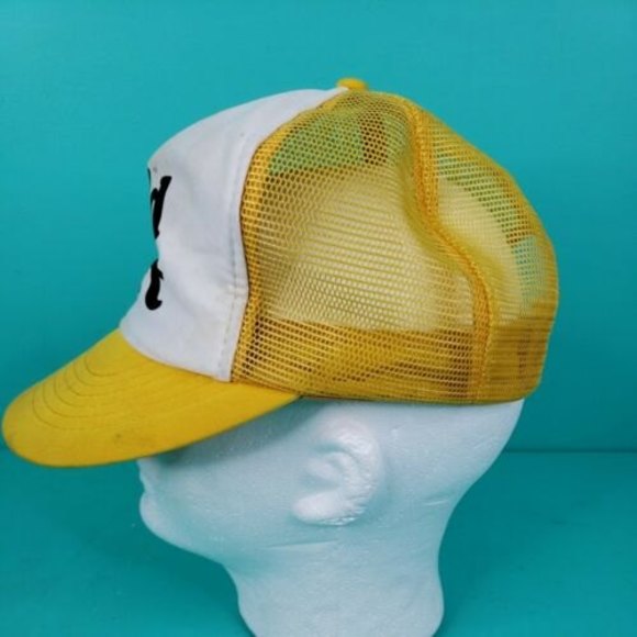 Vintage 80s Old Fart Snapback Mesh Trucker Hat Cap - Picture 5 of 10